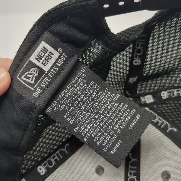 Pacific Steel & Recycling Trucker Hat Black OS Adjustable Mesh Back New Era - Picture 9 of 9